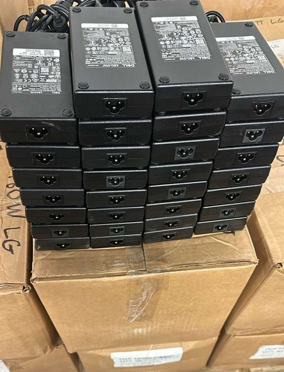 Lot of 30- Genuine Dell 180W 19.5V 9.23A Large Tip AC Adapters/Chargers 47RW8