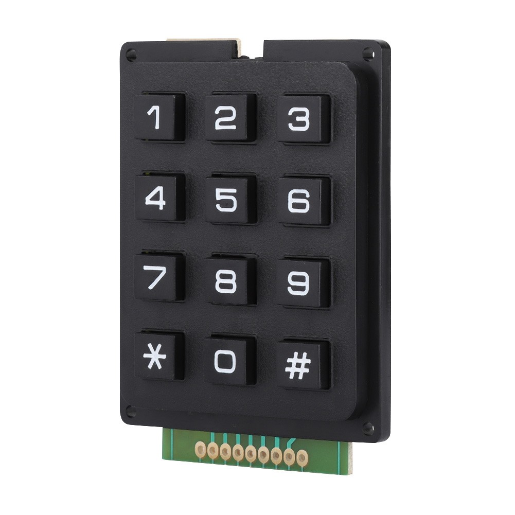 Keyboard Modules With 12 Keys 3x4 Push Buttons External Keypad For MCU
