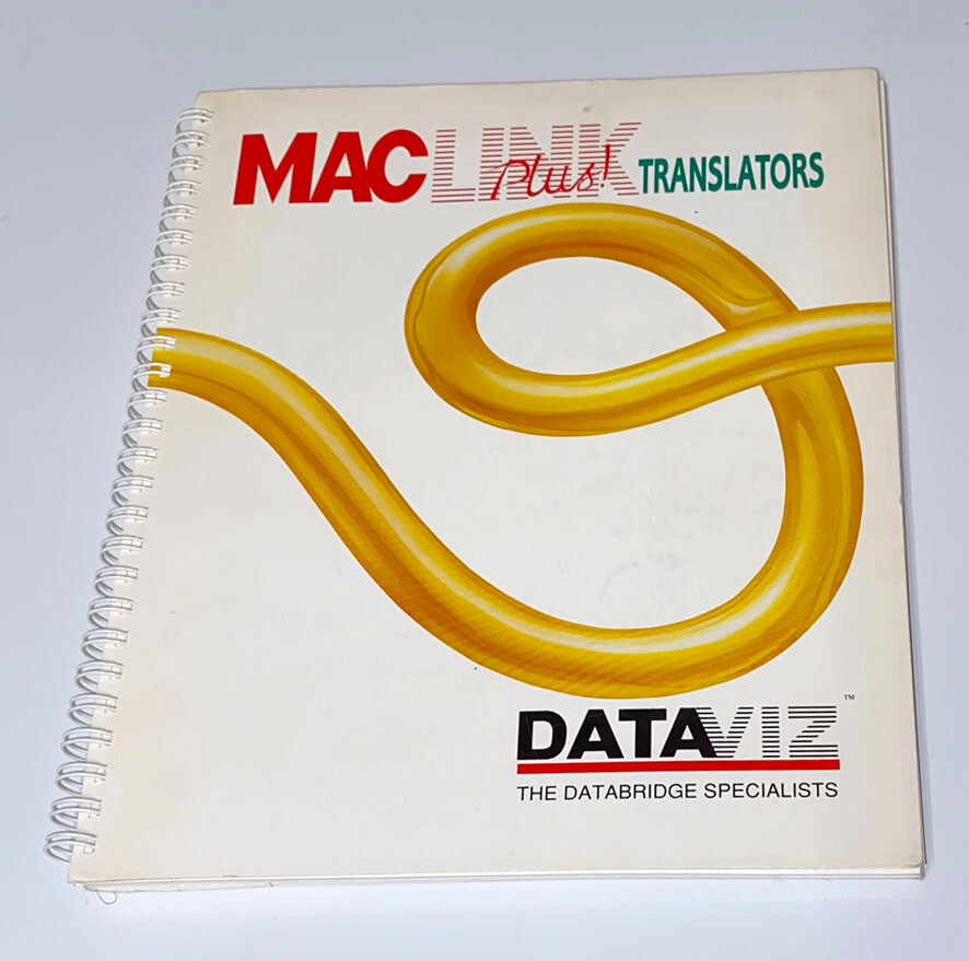 Vintage 1989 Maclink Plus Translators DataViz Version 4 3.5, 5.25 disks