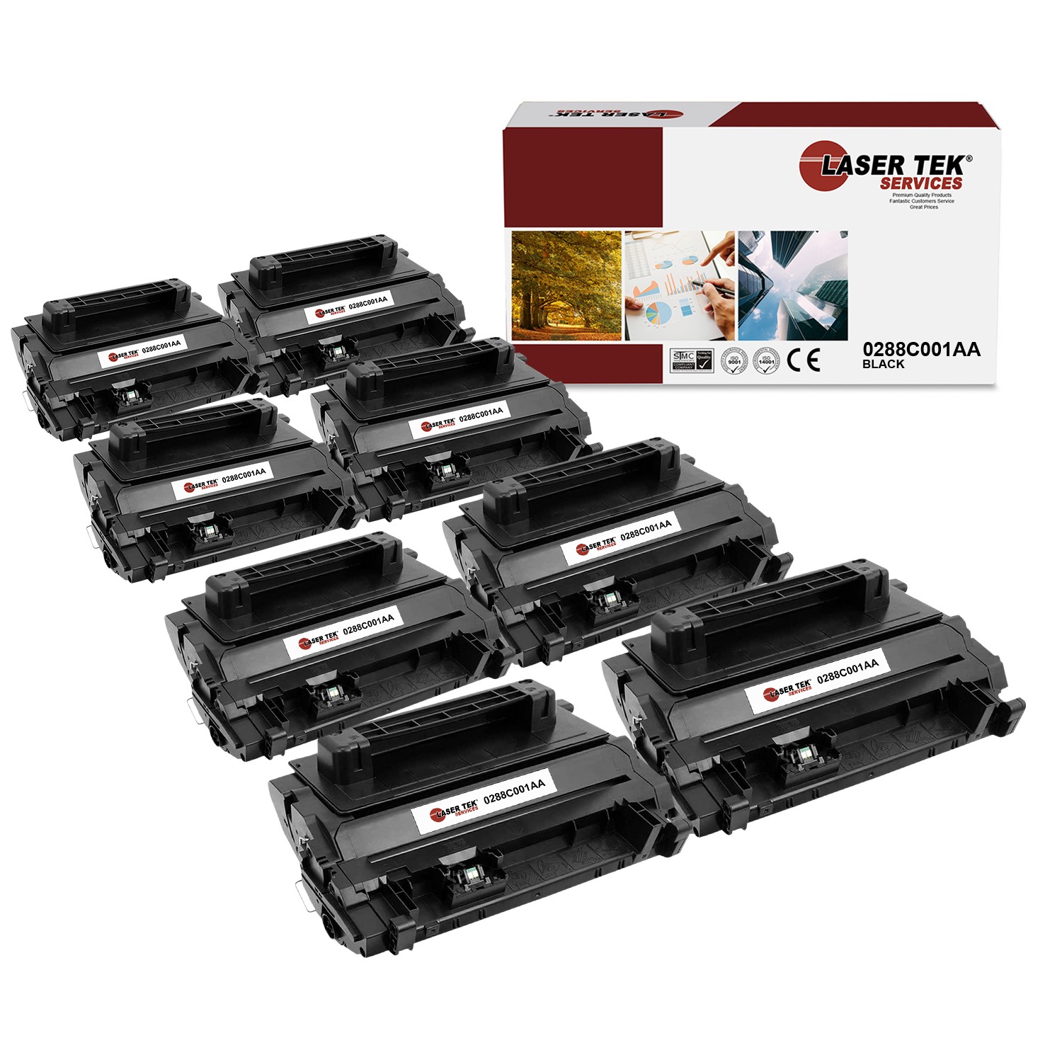 8Pk LTS 039H Black HY Compatible for Canon ImageClass LBP351dn LBP352dn Toner
