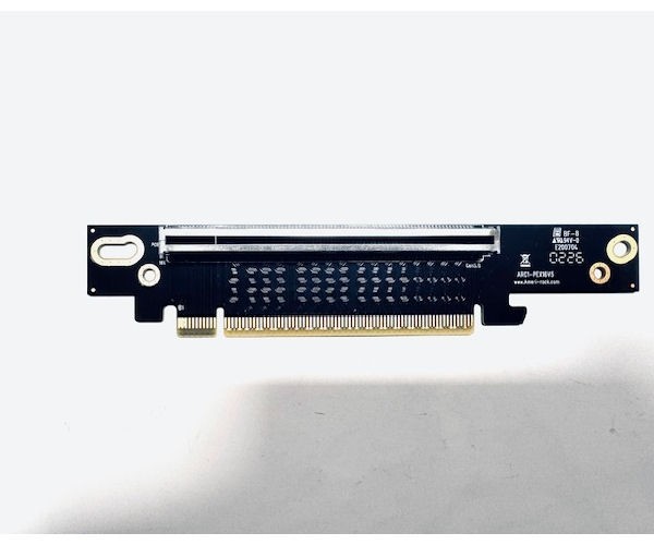 RC1-PEX16V5 Gen5 1U PCIE X16 Fixed x16 Right-Angled Female to x16 Male Riser