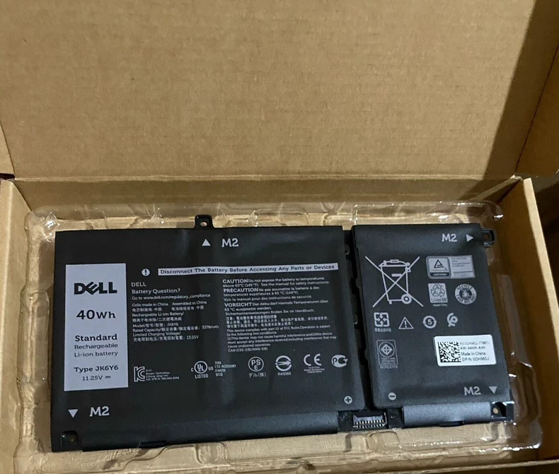 Genuine NEW JK6Y6 Battery For Dell Inspiron 5301 5401 5402 5408 5501 5502 5508