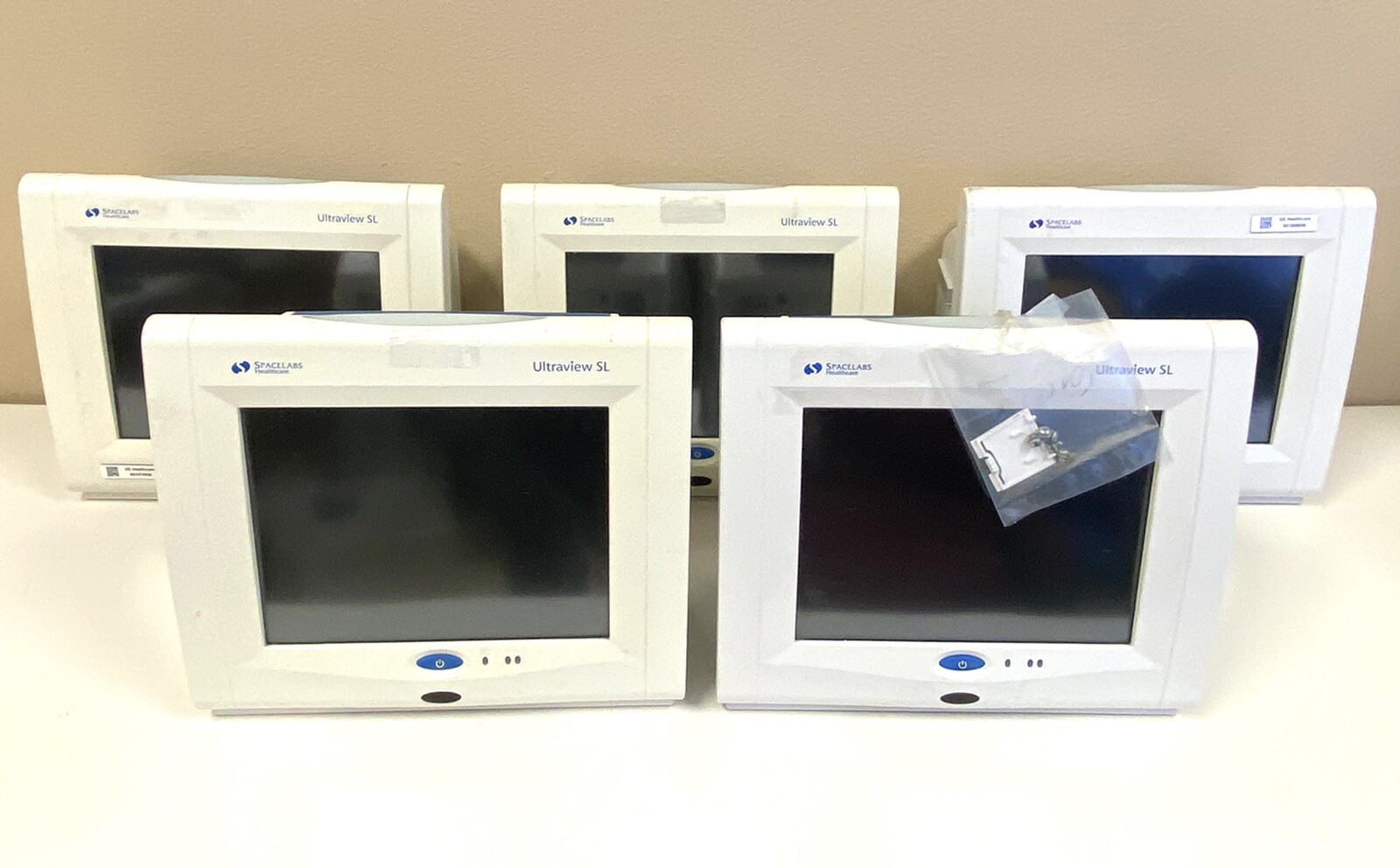 Spacelabs Ultraview SL 91369 Touch Screen Patient Monitor w/ Printer - Lot Of 5