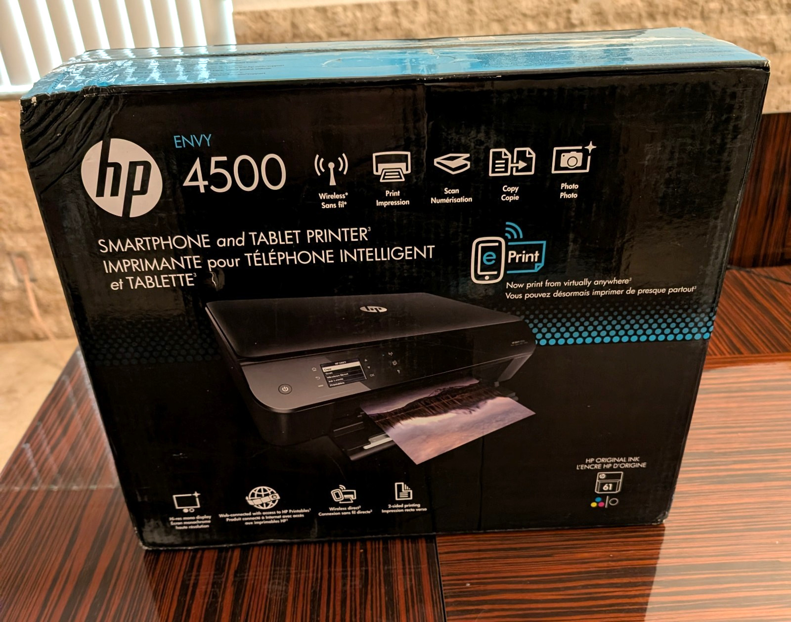 NEW HP OfficeJet 4500 Wireless All-In-One Color Inkjet Printer