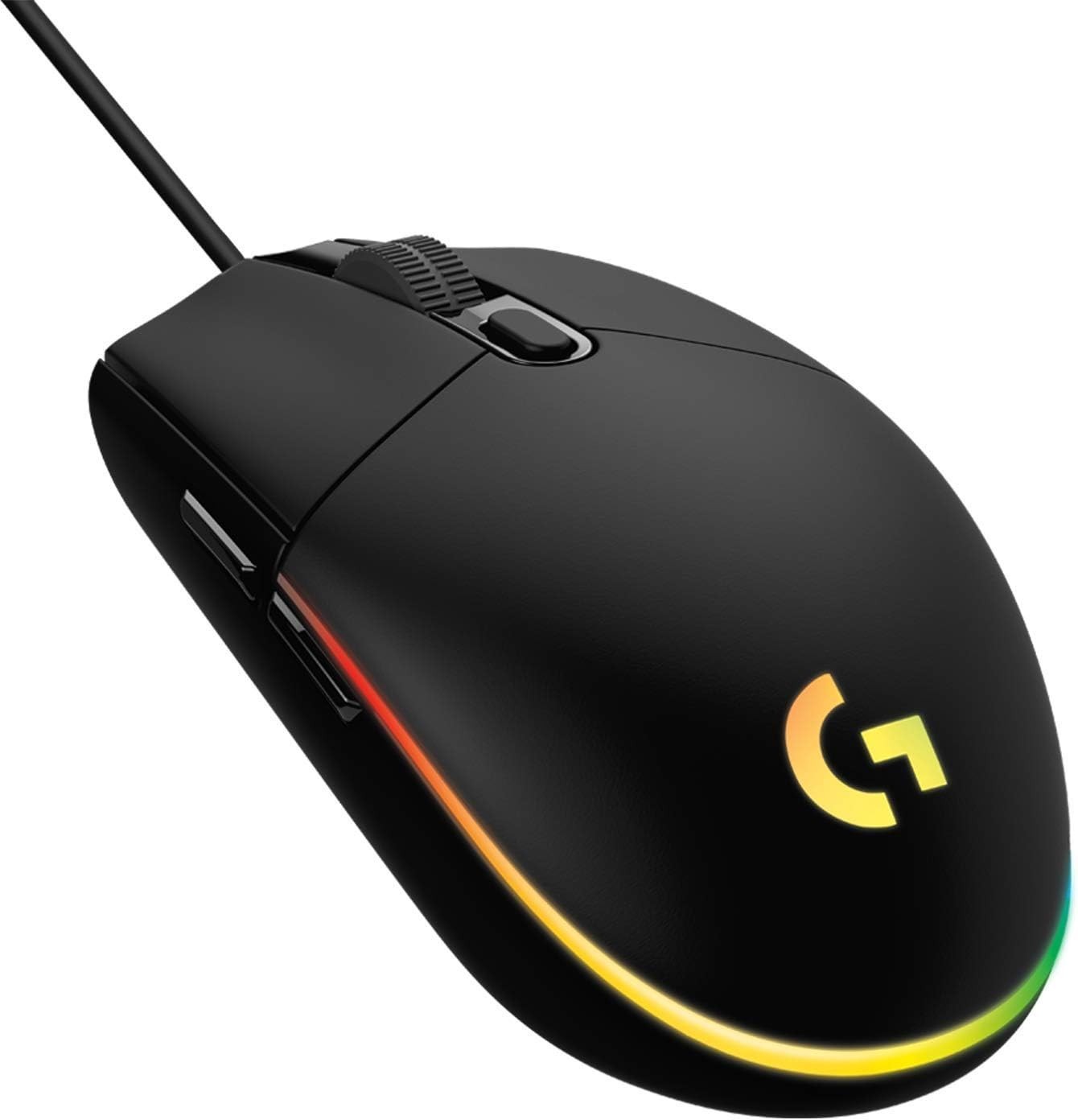 Logitech G G102 2nd Gen Light Sync Gaming Mouse, Wired, 8000 DPI, 6 Programma...