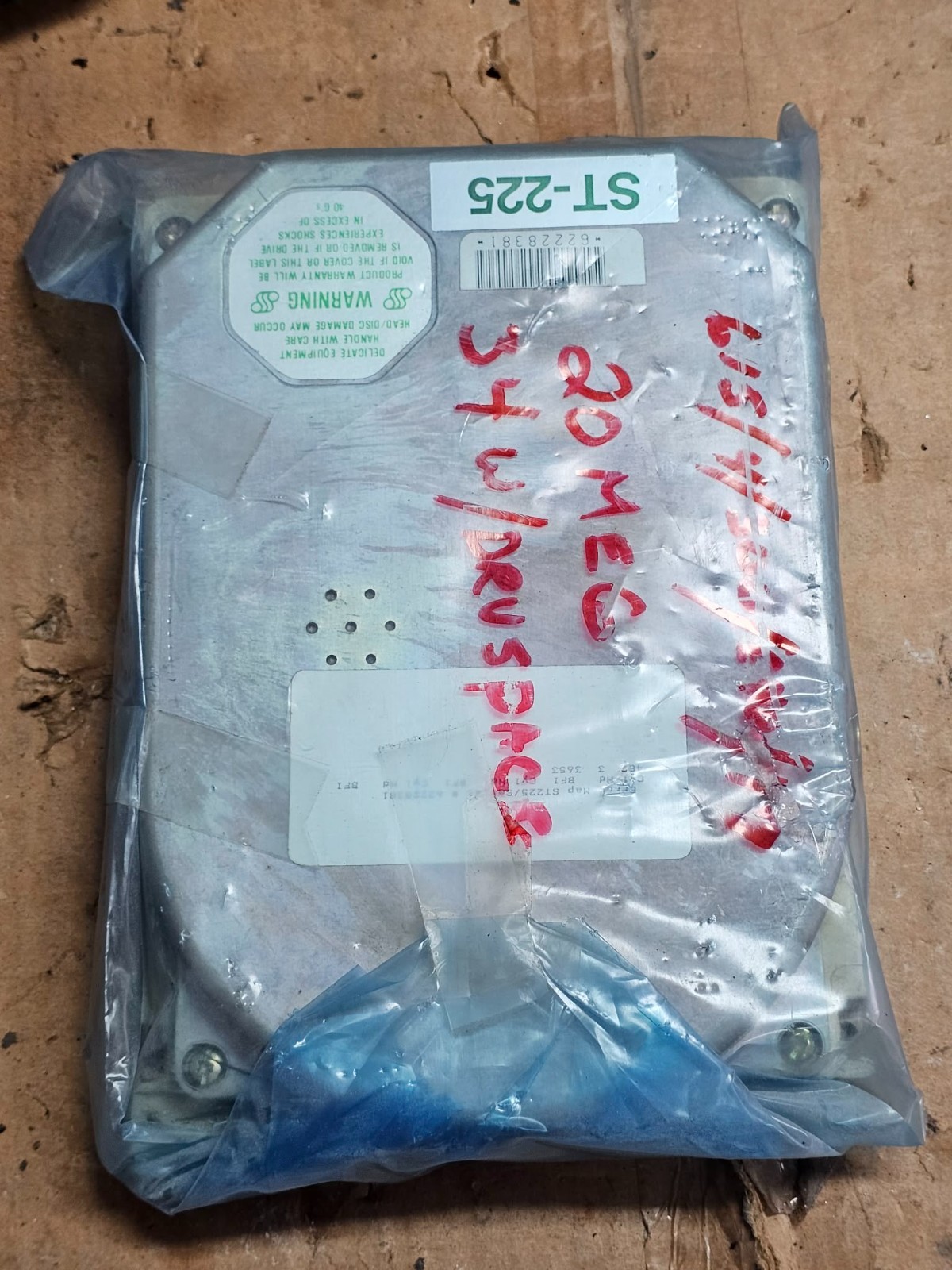 Vintage Rare Retro New Old Stock Seagate Model ST-225 Hard Disk IBM PC AT XT