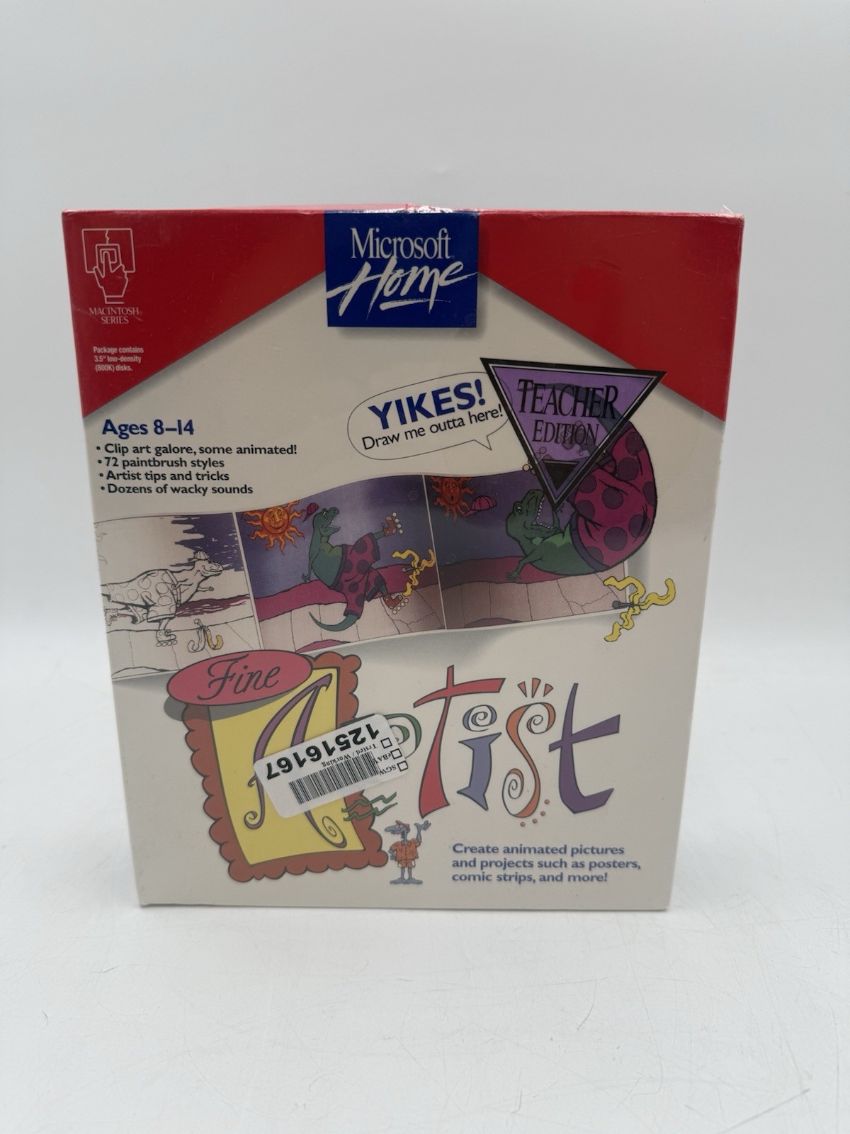 Microsoft Home Fine Artist Software Macintosh Series New Sealed