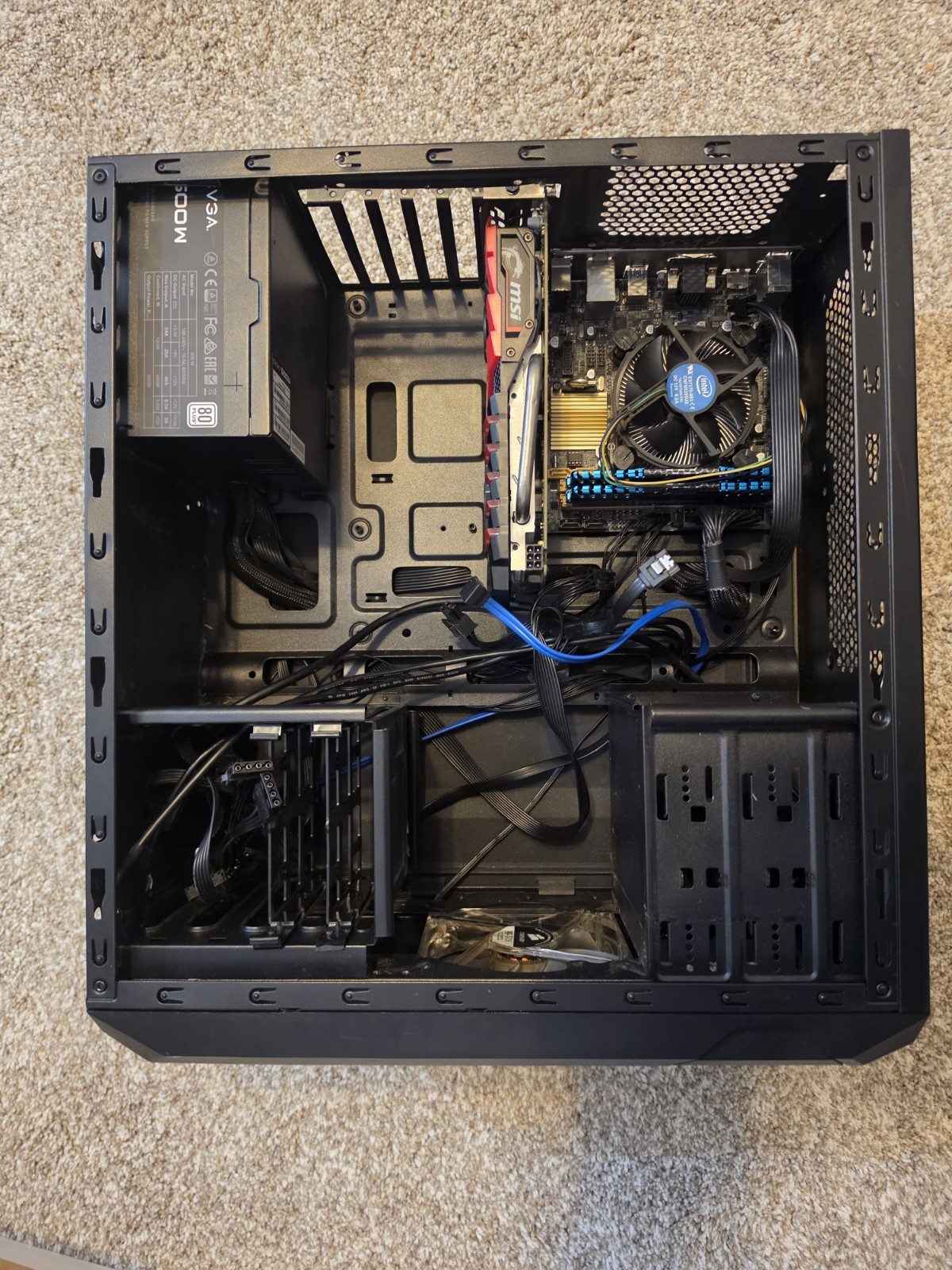 Used PC Corsair Vengeance Intel i7-4770 3.40GHz 16GB DDR3 Gtx 1050 Ti Msi