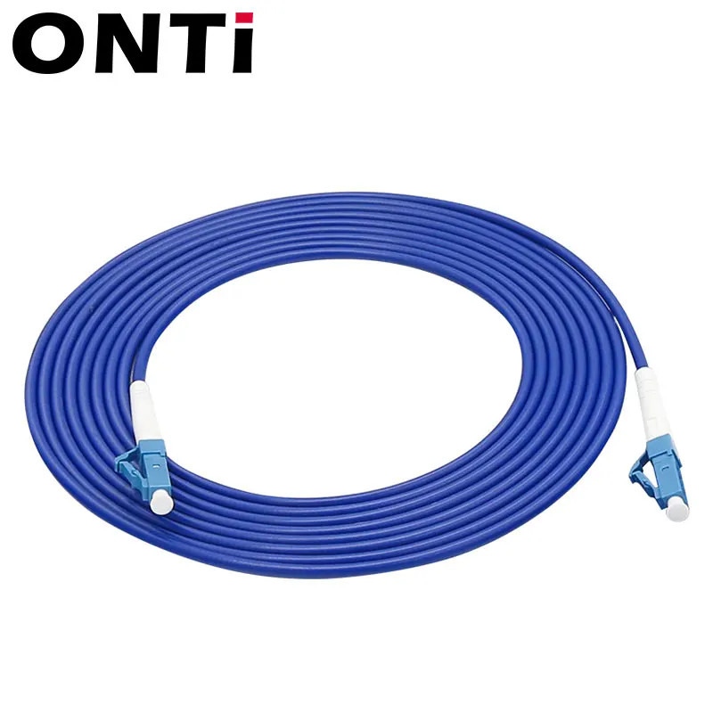 ONTi LC UPC Fiber Optic Patch Cable Single Mode Simplex Armored 3.0mm FTTH