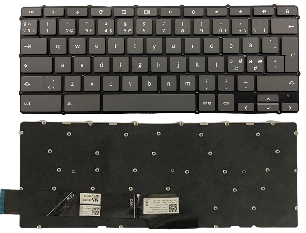 NORDIC KEYBOARD Lenovo FLEX 3 5 CB-11IGL05 5 CB-13IML05 QWERTY