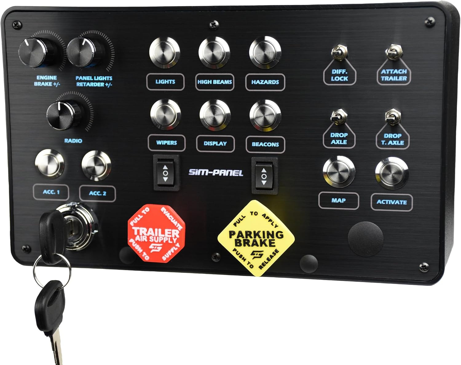 Classic 2 Button Box for ATS/ETS2 (American Truck Simulator/Euro Truck Simulator