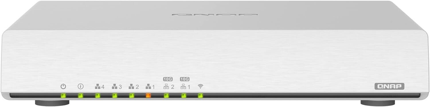QNAP-QHora-301W Professional WiFi Router-2-10G, Four 1G Ethernet -5/2.4 Ghz WiFi