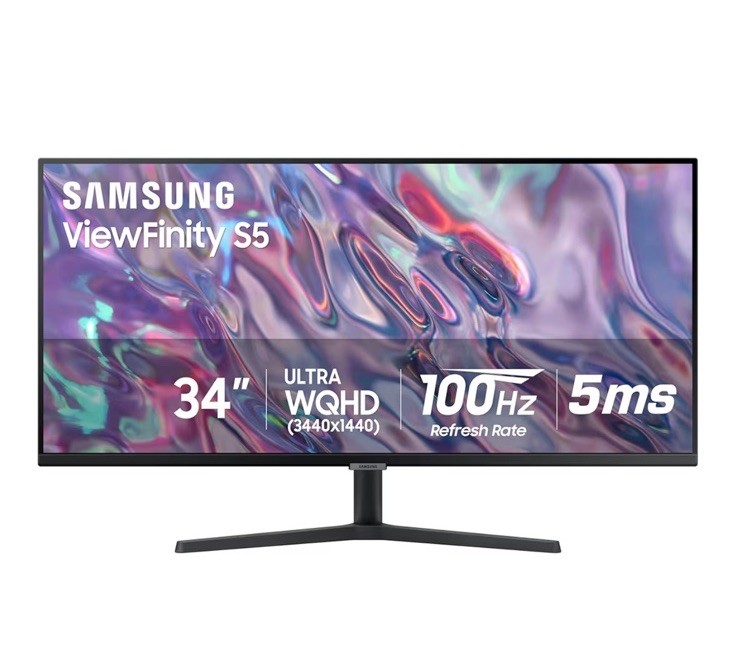 Samsung S34C502GAN 34” ViewFinity S5 Ultrawide QHD FreeSync Monitor NEW