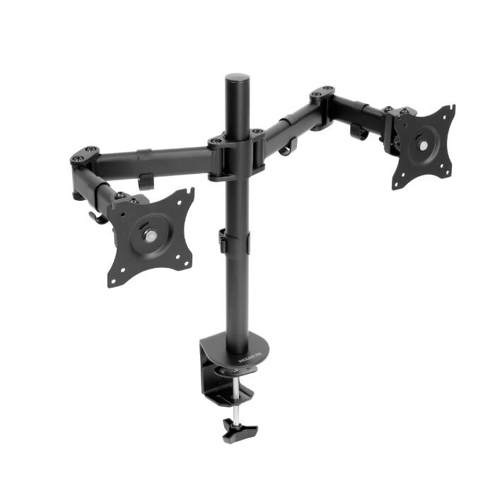 Mount-It Dual Monitor Mount Desk Stand Arm Fits Two 13-27" Monitors MI-1752 