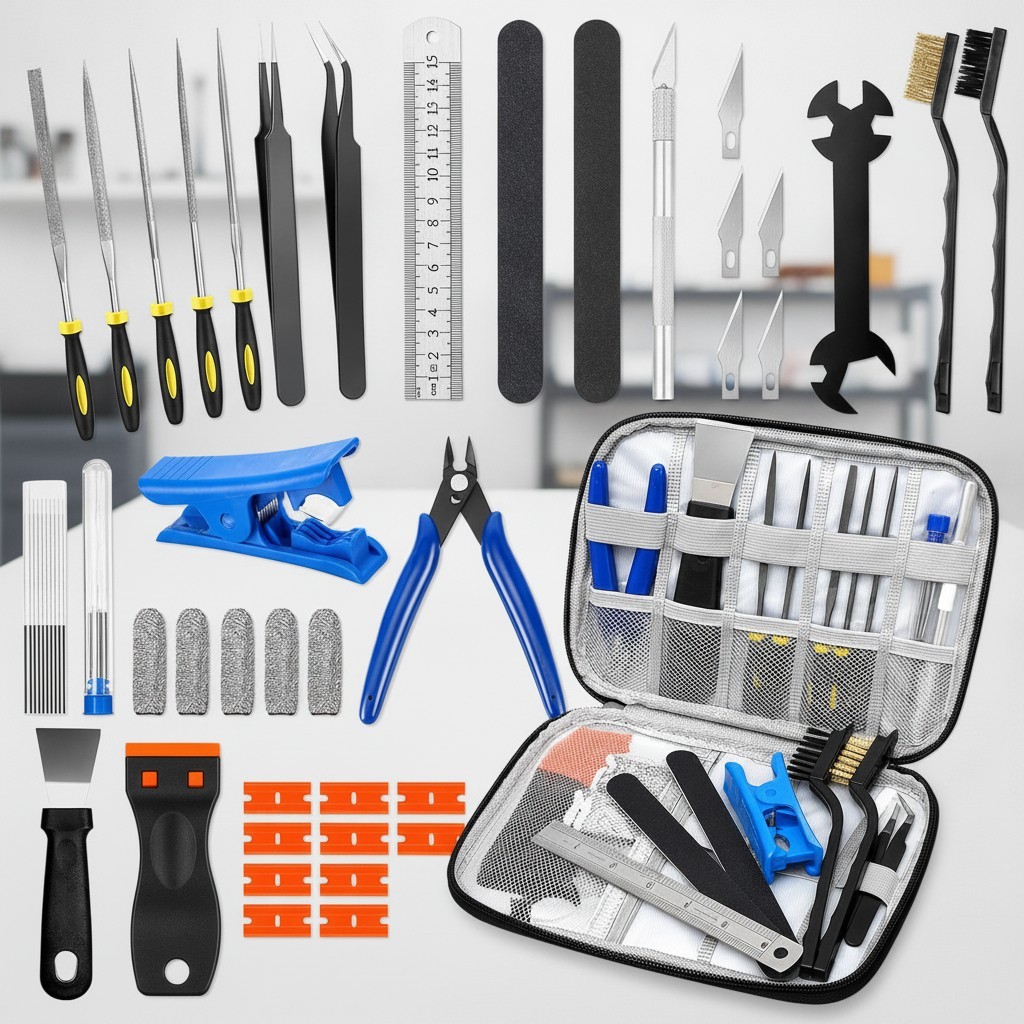 50pcs 3D Printer Accessories Tool Kit for All FDM/SLA Printers