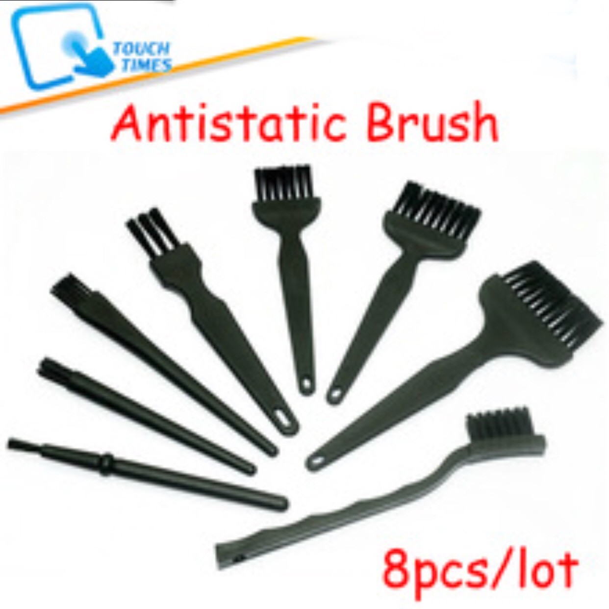 Lot of 8 ESD Safe Brush Bristles Anti-static Cleaning PCB Computer Cell iPhone