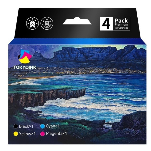 TOKYOINK 923 Ink Cartridges for HP OfficeJet Pro 4 Pack Multi No Chip