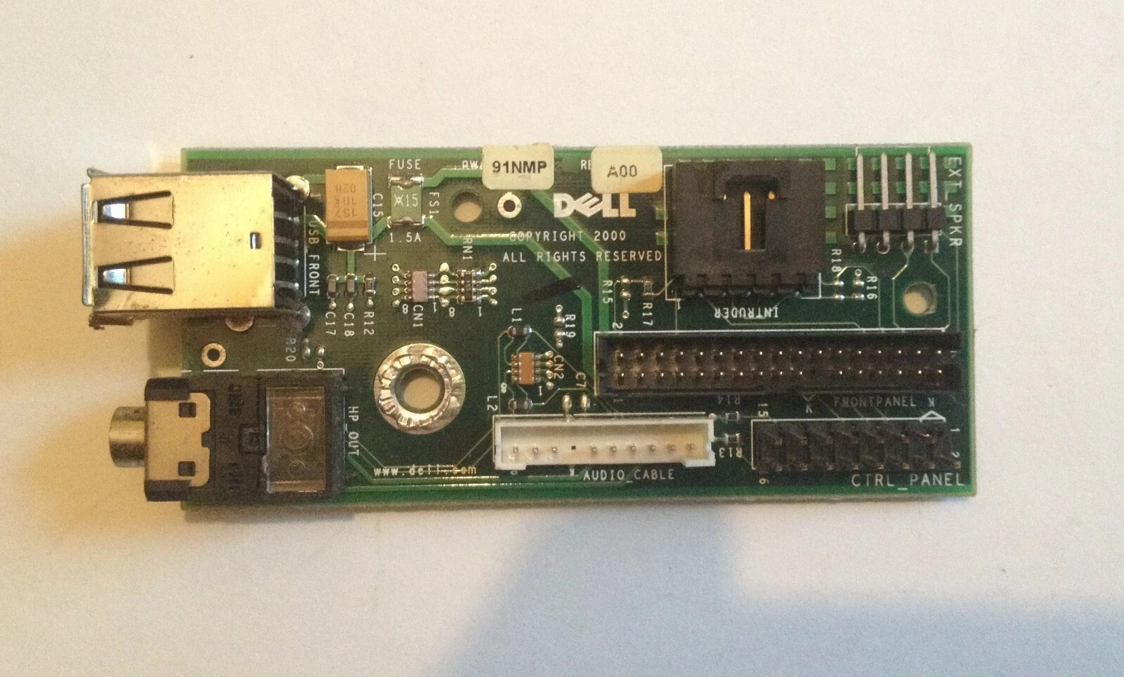 Dell Optiplex GX150 Tower Front USB Audio Board 91NMP A00