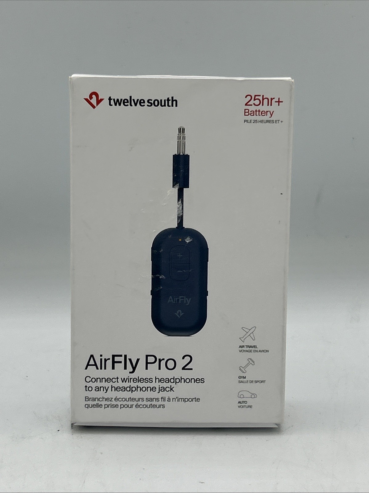 Twelve South AirFly Pro 2 Bluetooth Transmitter Receiver 3.5mm Audio Blue TX