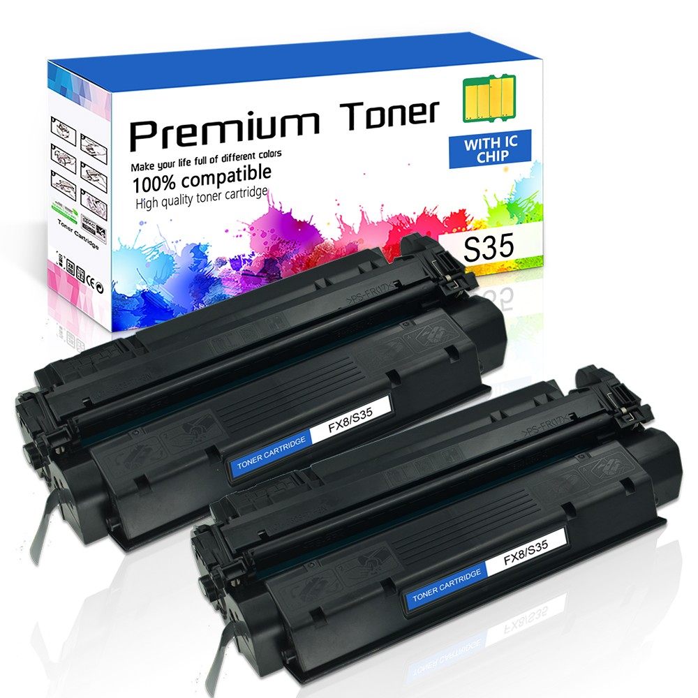 2PK FX8 S35 Toner Cartridge Compatible for Canon ImageCLASS D320 D340 L170 L400