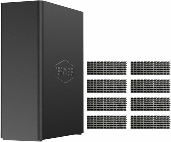 TERRAMASTER F8 SSD Plus NAS Intel Core i3 8-Core, 32GB RAM UPGRADE