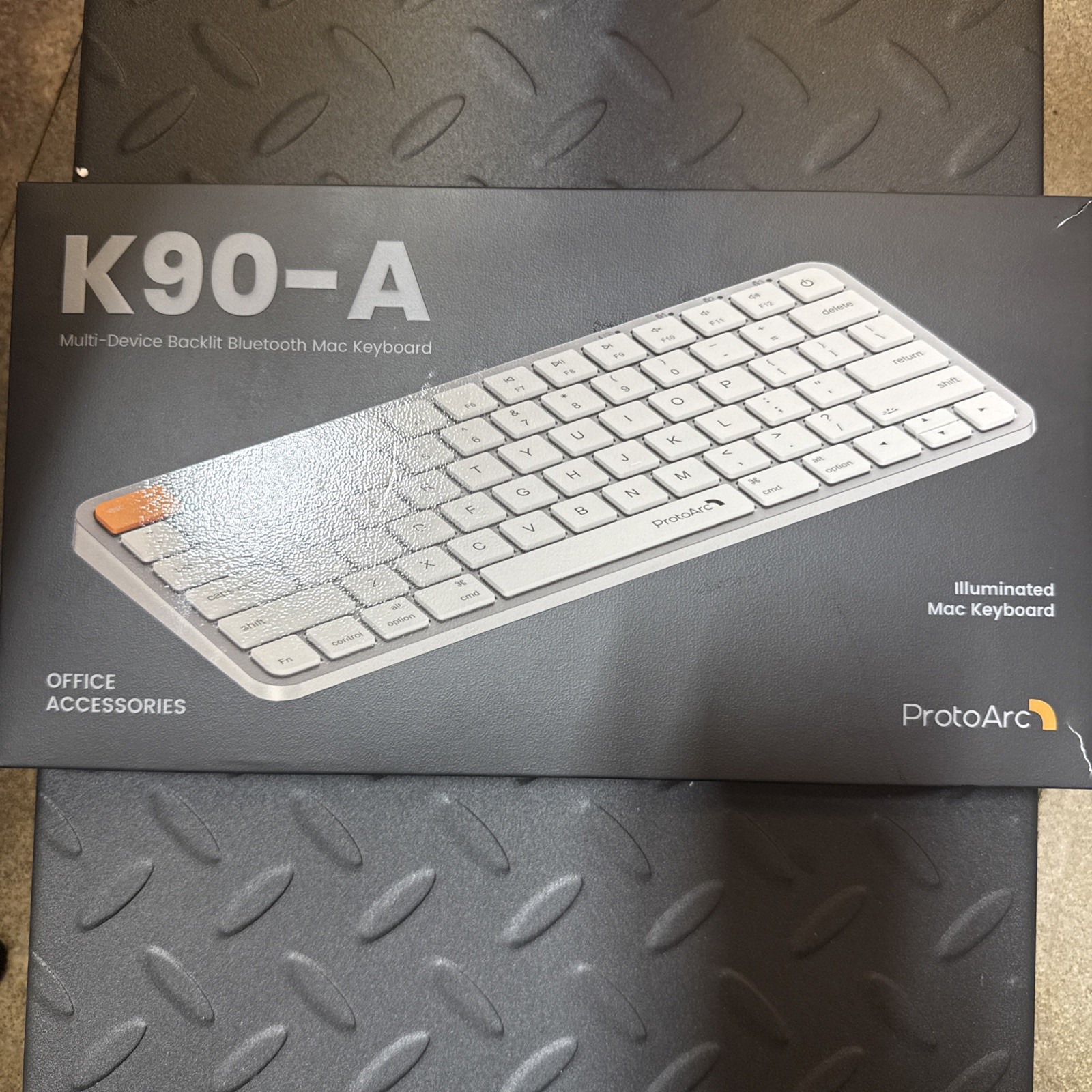ProtoArc K90-A Backlit Compact Wireless Keyboard for Mac