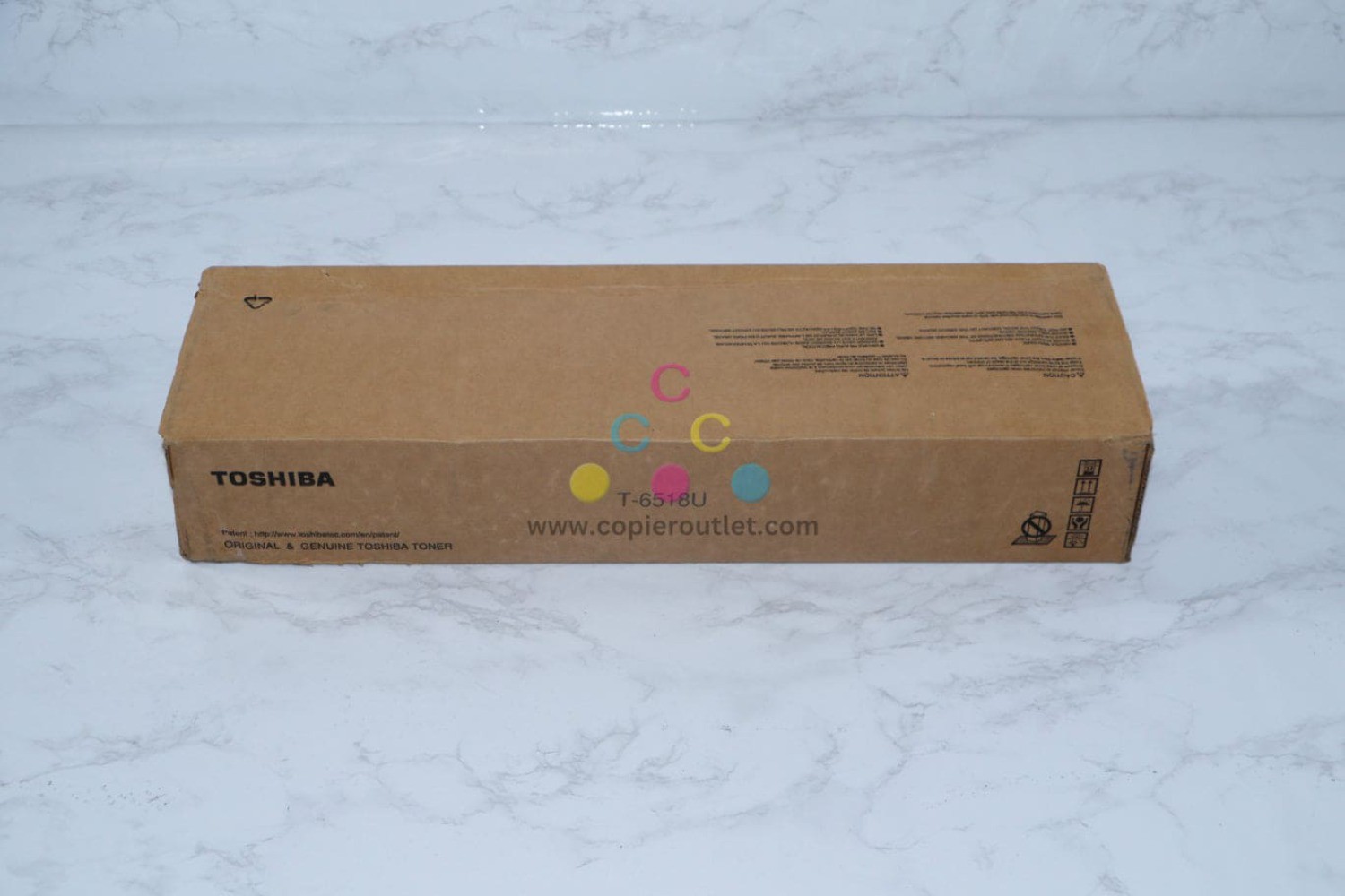 Genuine Toshiba T-6518U Black Toner . e-STUDIO5518A/6518A/7518A/8518A