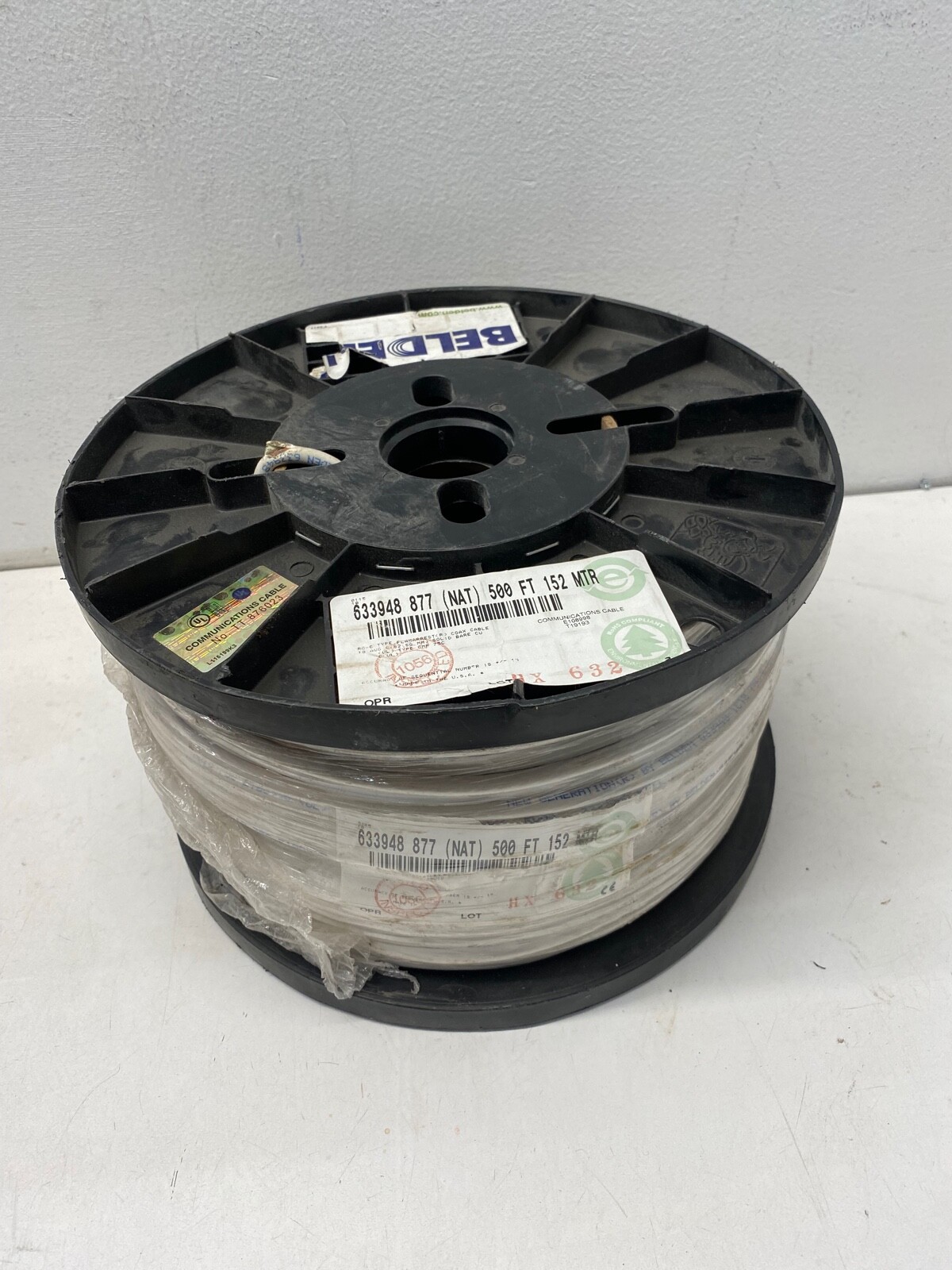 Belden 633948 18ga Coax Cable 500ft