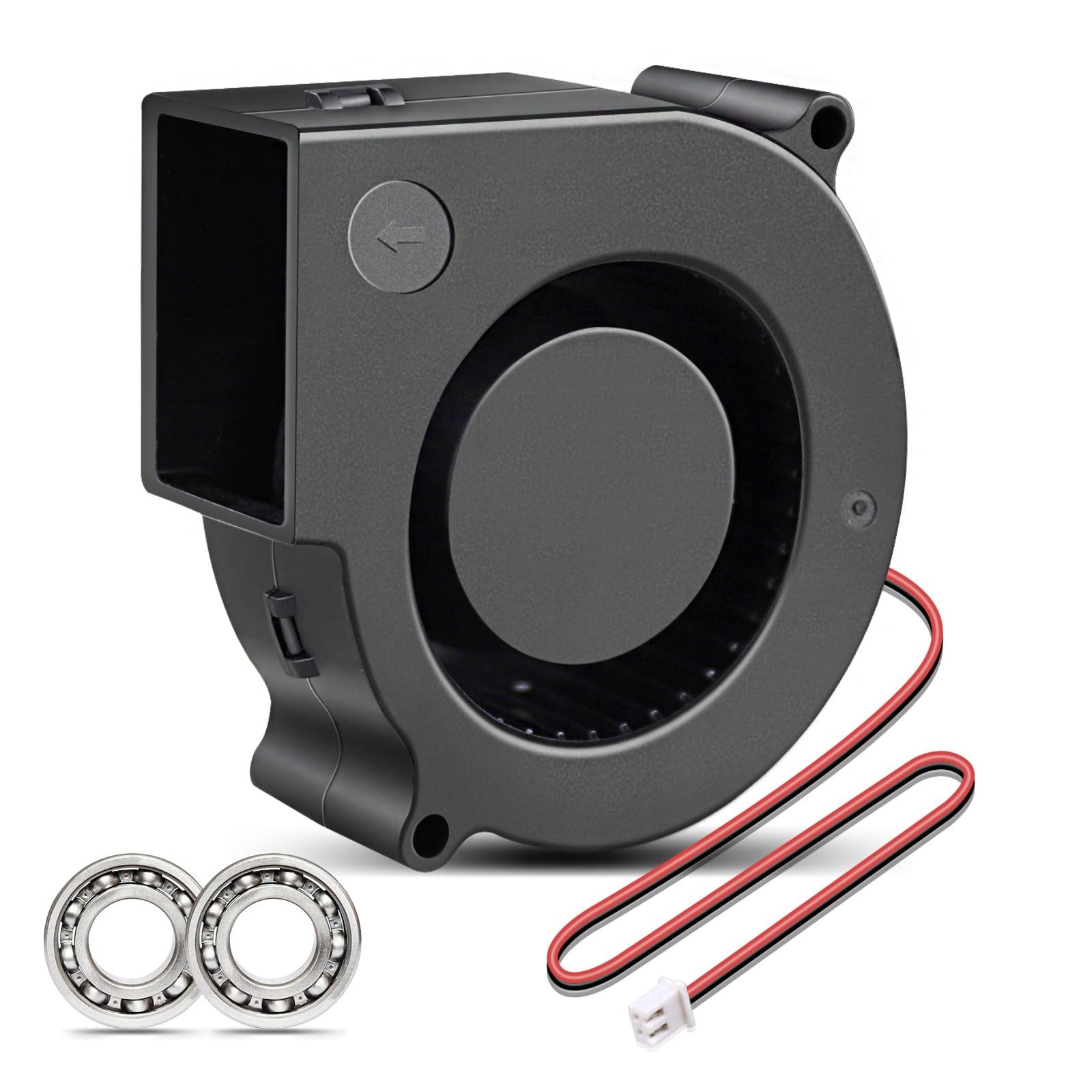 Small 12V DC 75mm x 30mm Centrifugal Brushless Blower Fan High Speed Inflatab...