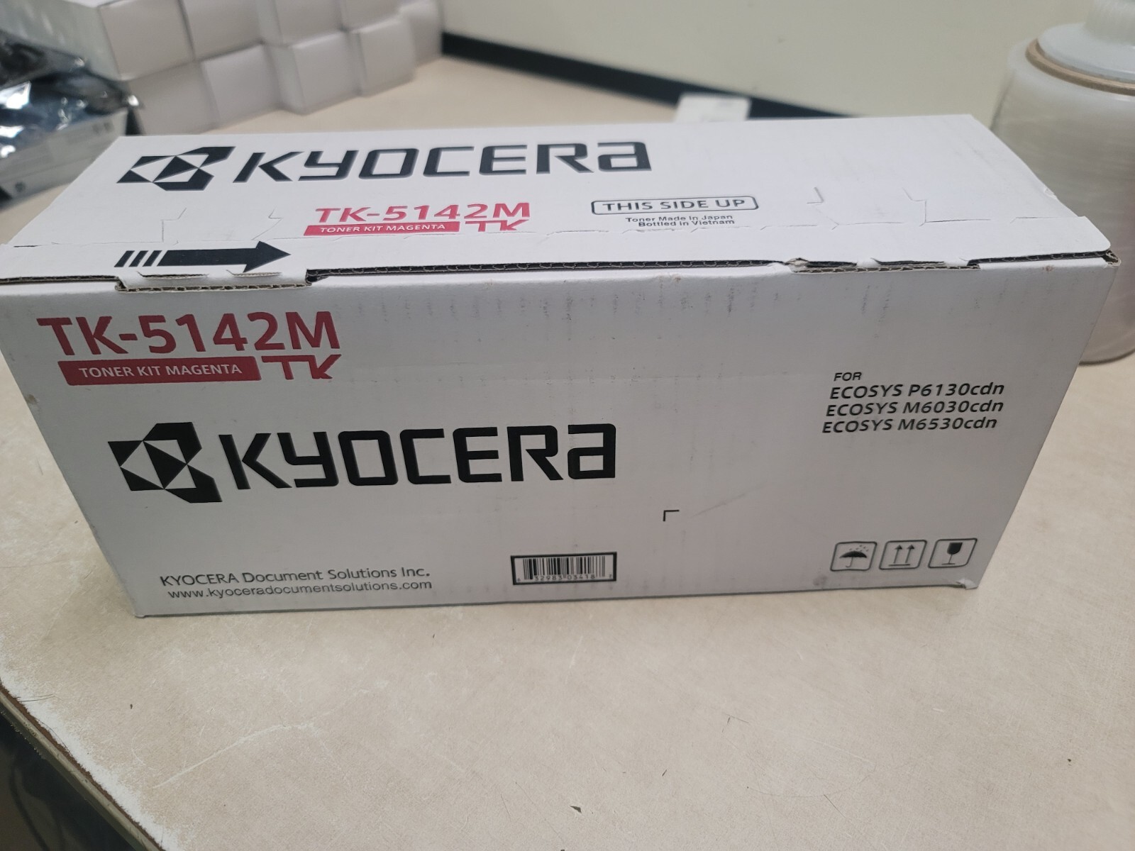 Kyocera Toner Kit TK-5142, Magenta TK-5142M Factory Sealed