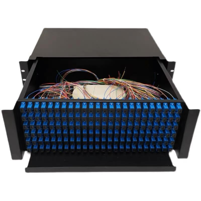 19'' Rack Mount 144 core 4U Fiber Optic Patch Panel with SC UPC Adapter Pigtails