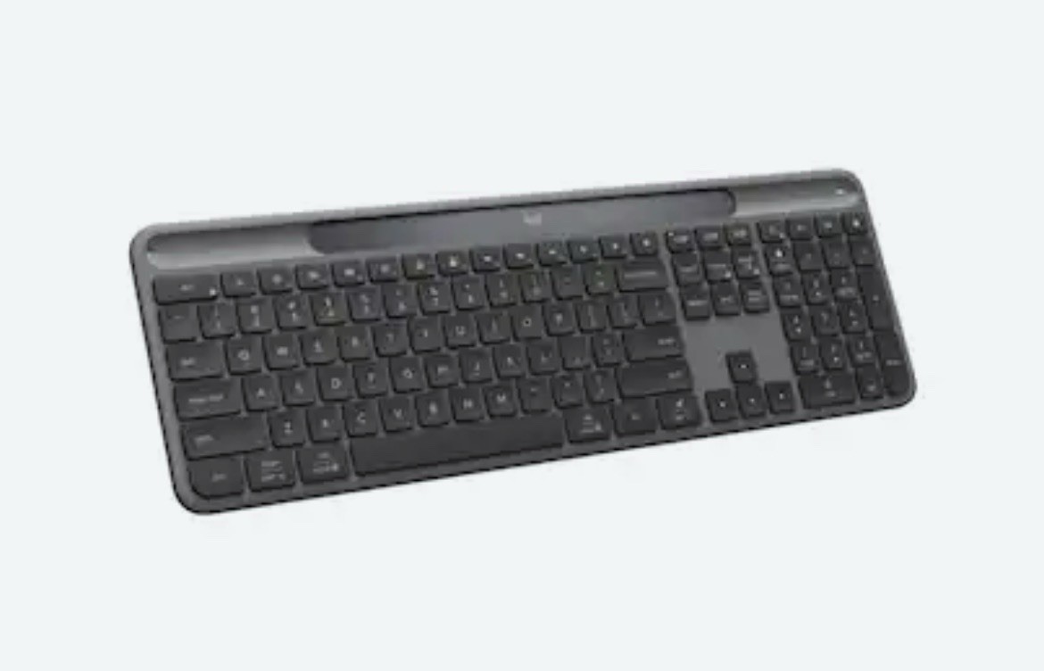 Logitech - Signature Slim Solar+ K980 Wireless Bluetooth