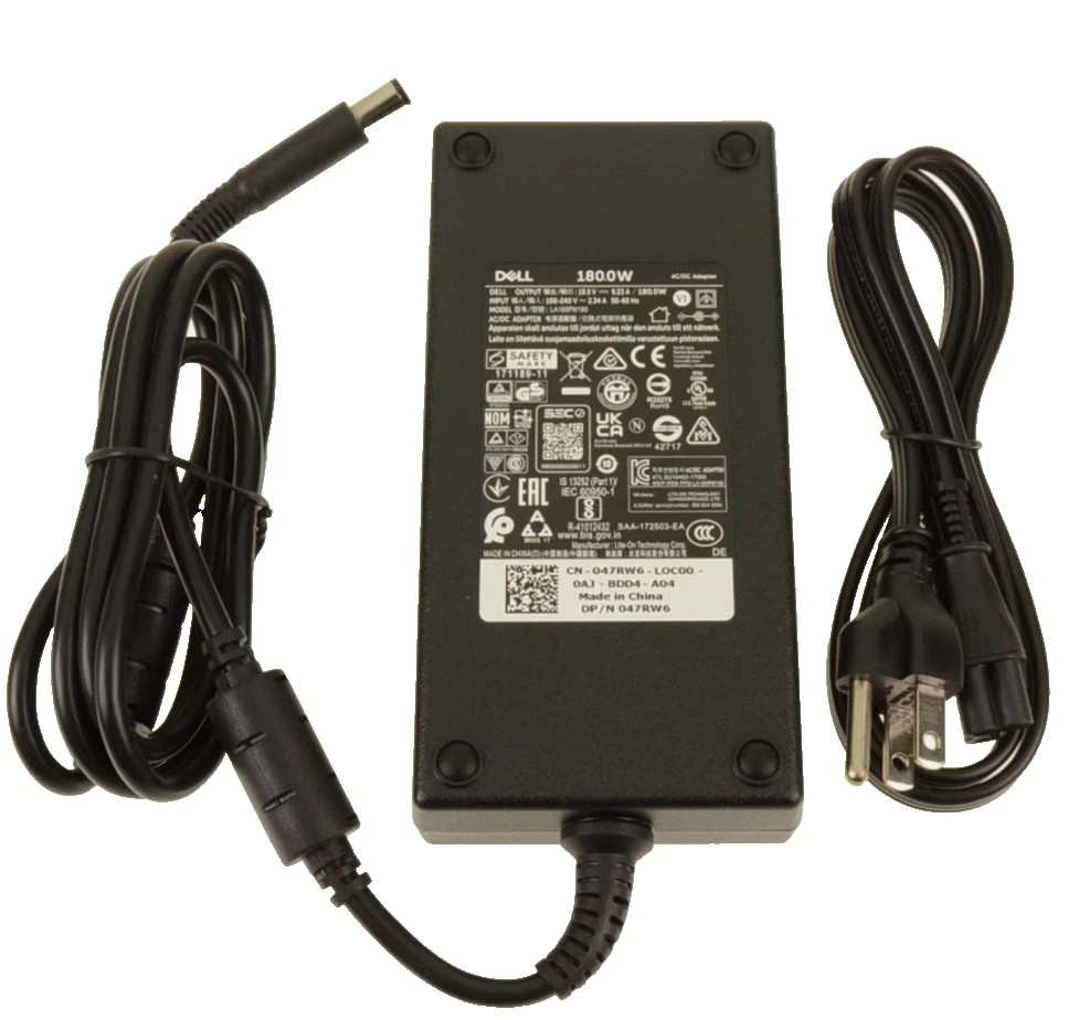 New Genuine 180W Power Adapter For Dell Alienware 15 17 R2 R3 R5 JVF3V 7.4*5.0mm