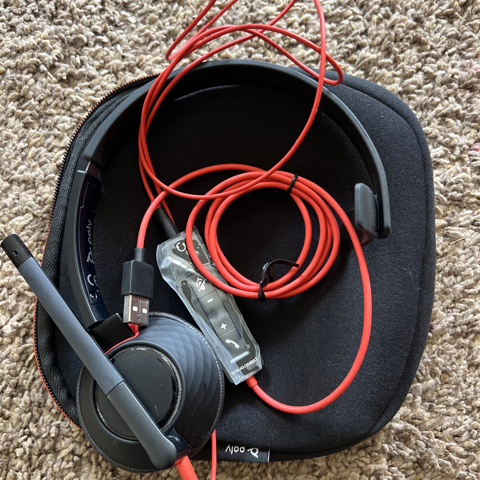 Plantronics C5200 Headphone USB Headset 3.5MM Audio or USB 
