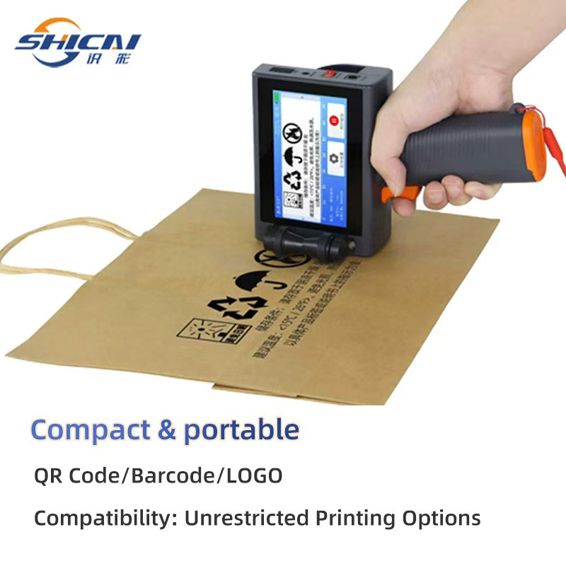 Handheld Inkjet Coder 12.7mm Fast Dry Solvent Ink for Metal Plastic