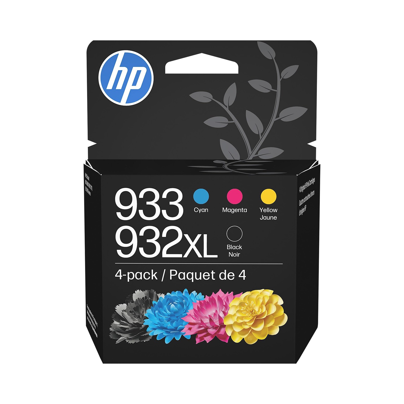 HP 932XL 933 Ink Cartridges 4 Pack Black Cyan Magenta Yellow for HP Printer