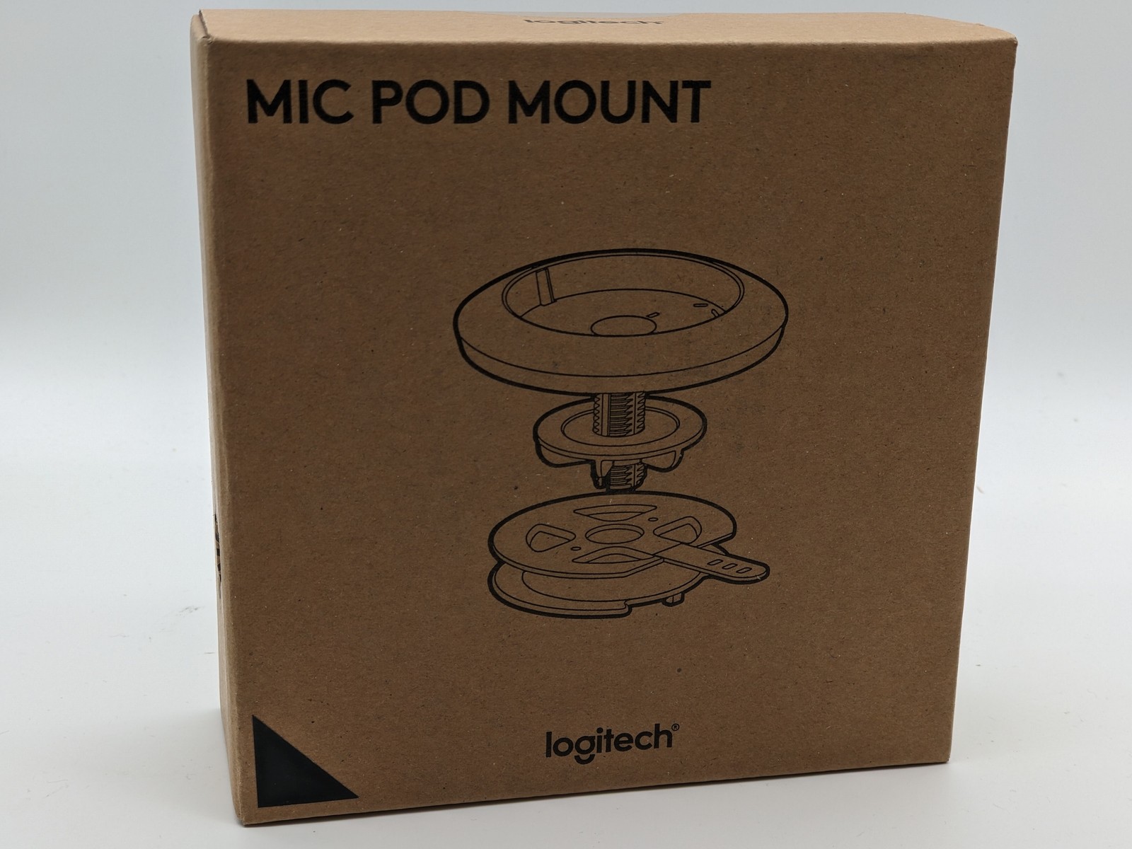 NEW Logitech 952-000002 Black Table mount for Rally Mic Pod FREE S/H