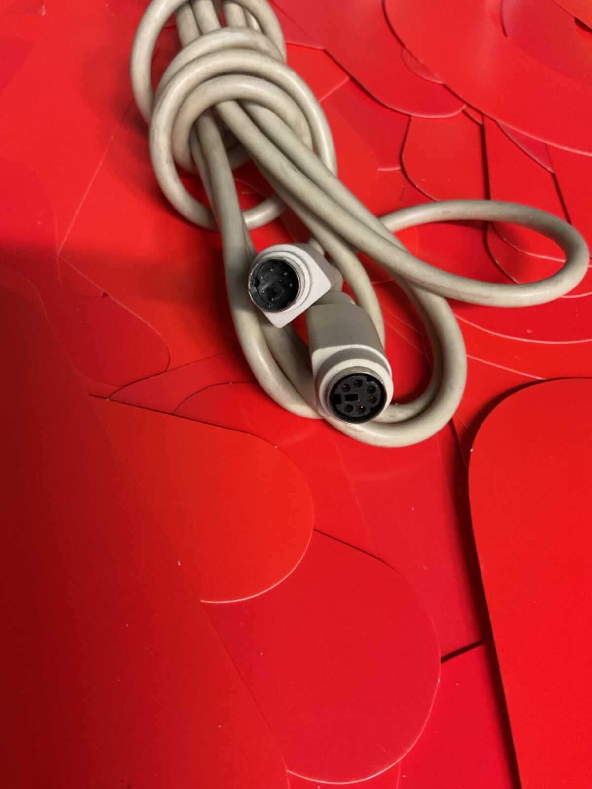 Generic   5 Ft Long  Video Cards S-VIDEO Cable Camera white  6-Pin extensión 