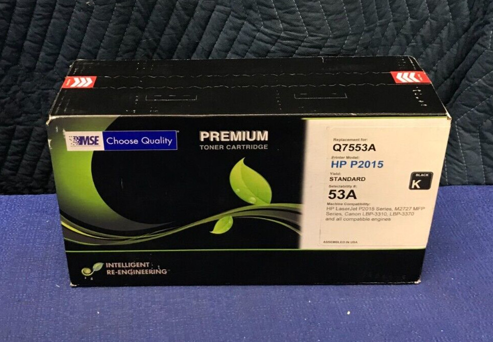 MSE 02-21-5314 Toner Cartridge, Black Compatible with HP 53A for HP and Canon