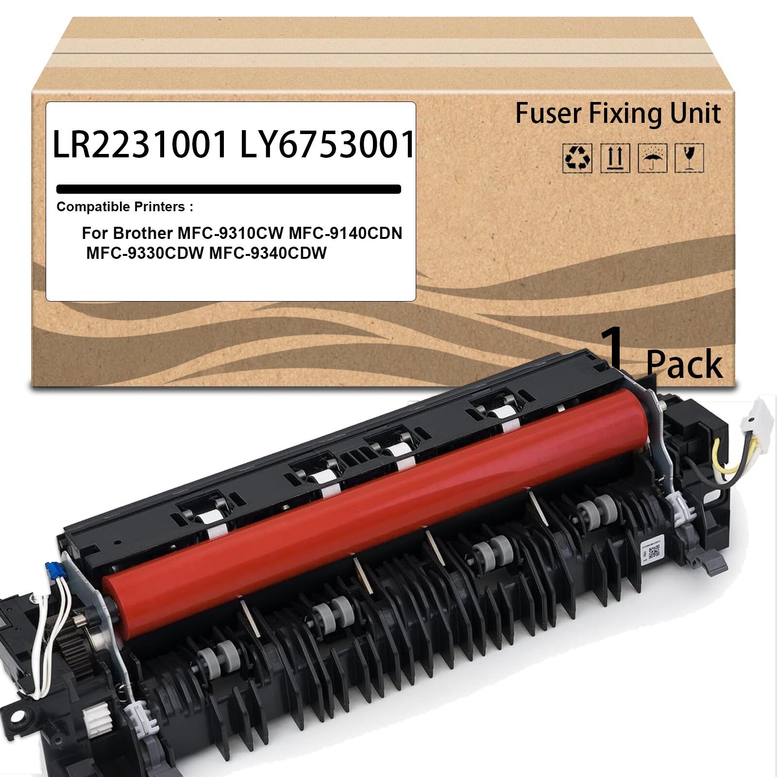 1 Pack LR2231001 LY6753001 Fuser Fixing Unit for Brother MFC-9310CW MFC-9140CDN