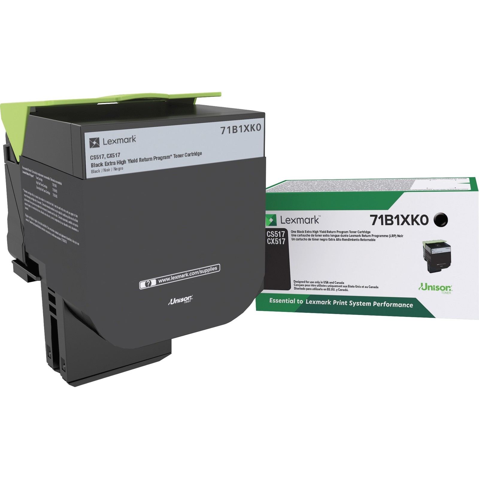 Lexmark Original Toner Cartridge - Black (71B1XK0)
