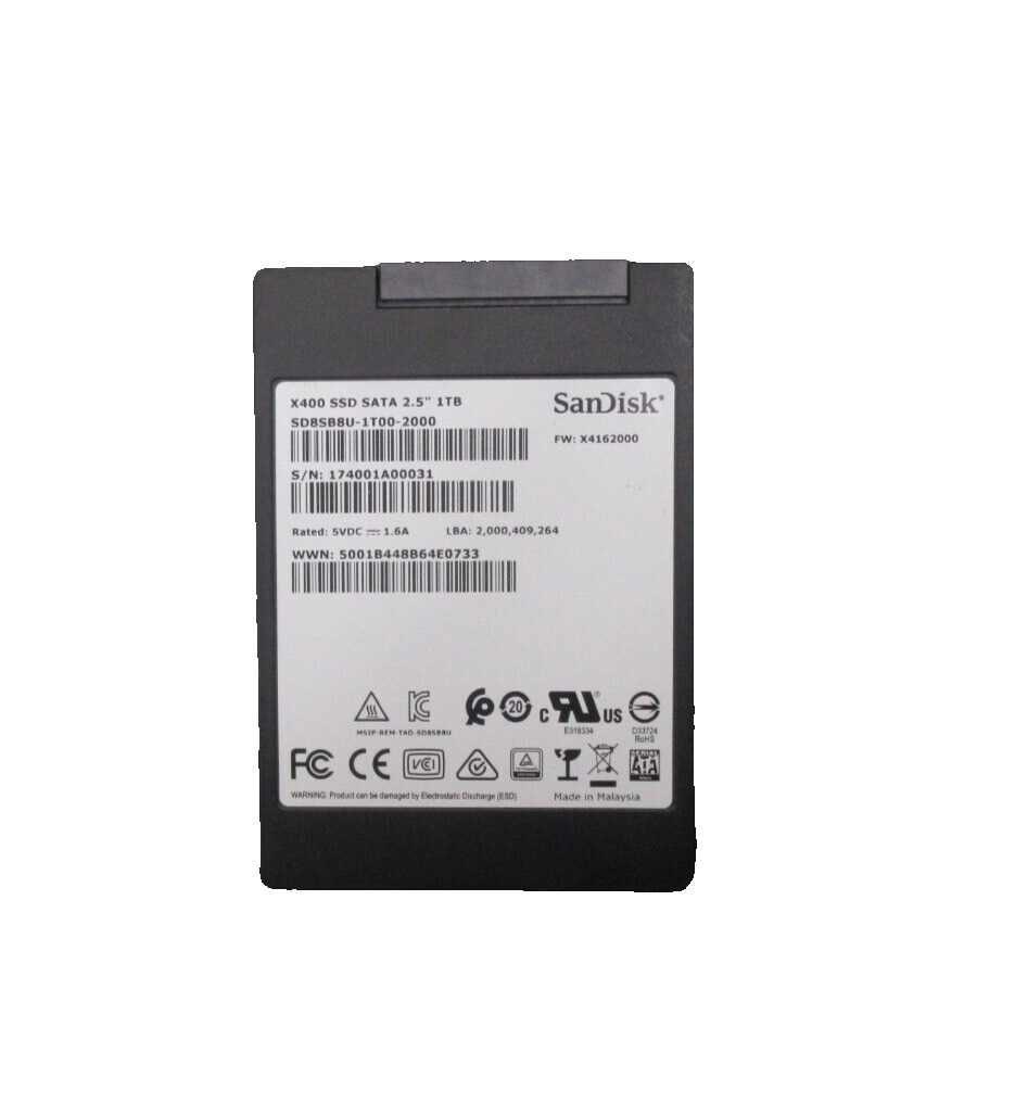 SanDisk SD8SB8U-1T00-2000 , X400 , 2.5\