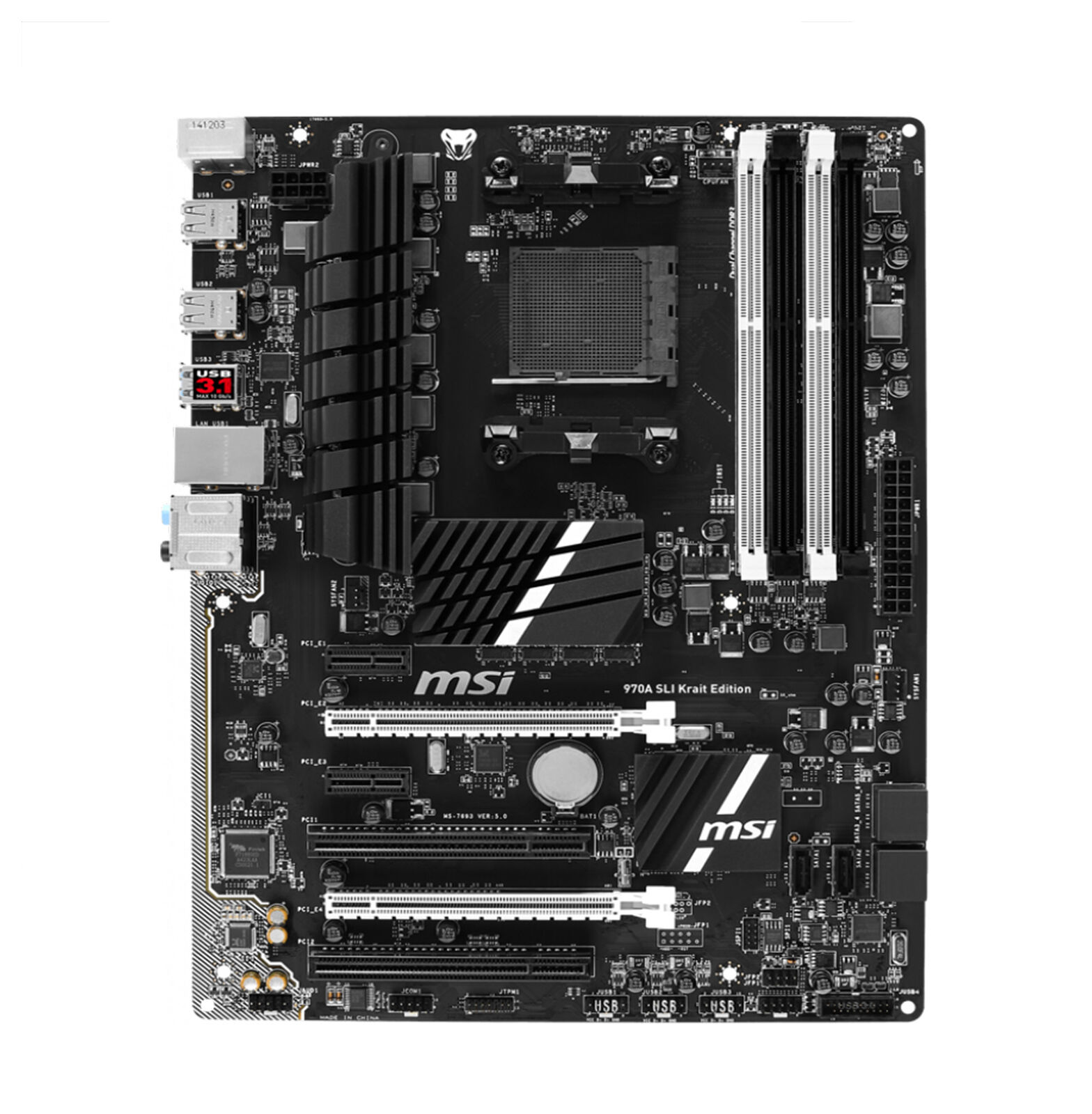 100% Tested FOR MSI 970A SLI KRAIT EDITION Motherboard Supports FX8350 32GB