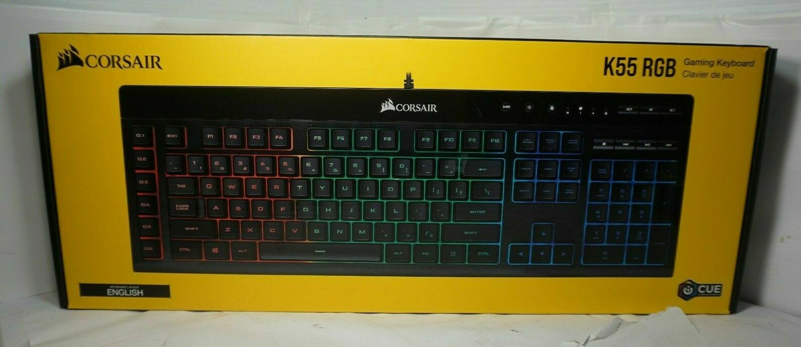 NEW Corsair K55 RGB KEYBOARD REPLACEMENT KEYCAPS KEYS (RGP0031)