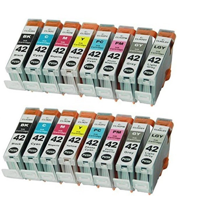 16 PK Ink Cartridges for CLI 42 Pro-100 Pro 100 Photo Printer
