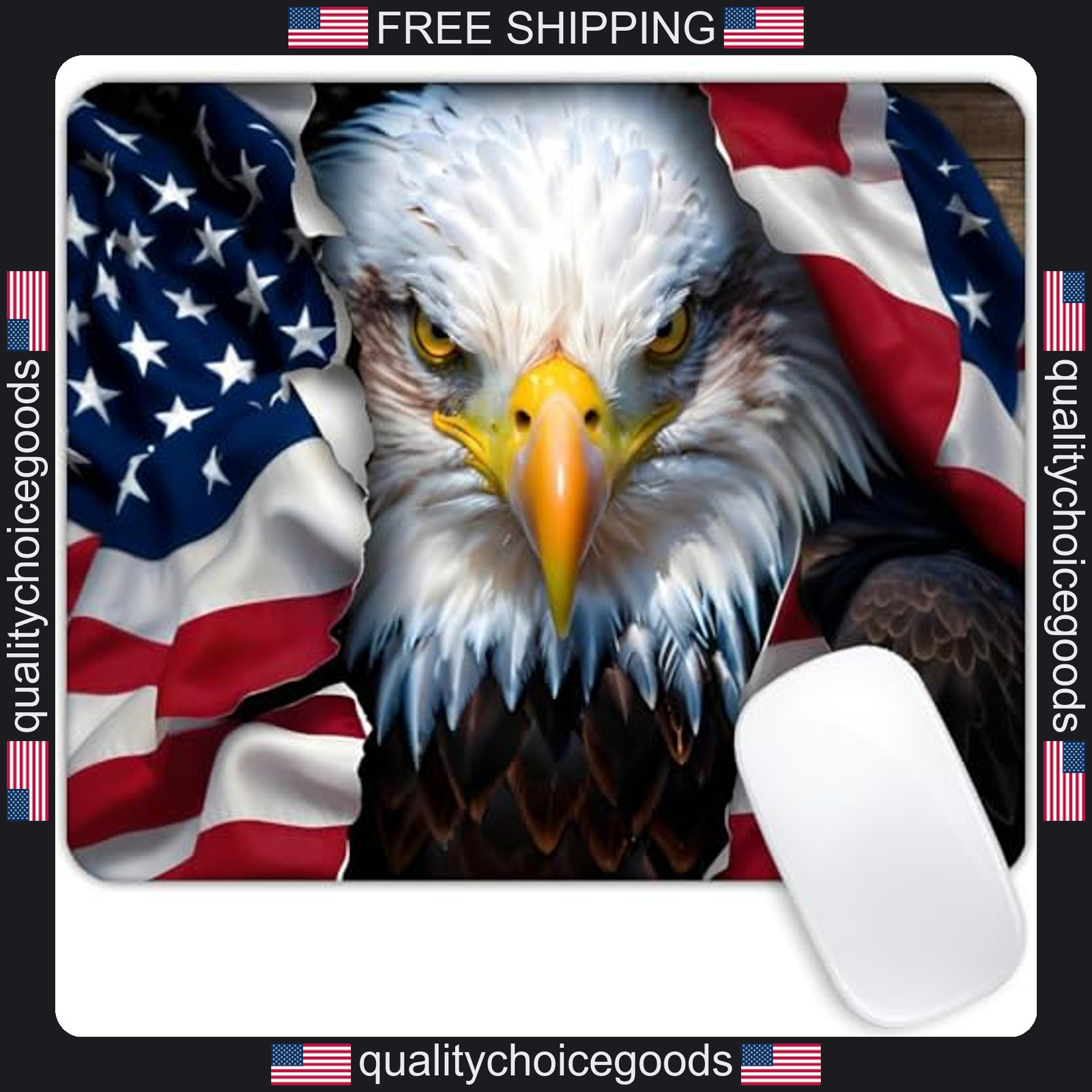 Custom Mouse Pad 9.5x7.9 Inches Non-Slip Rubber Base Personalized Desk Accessory