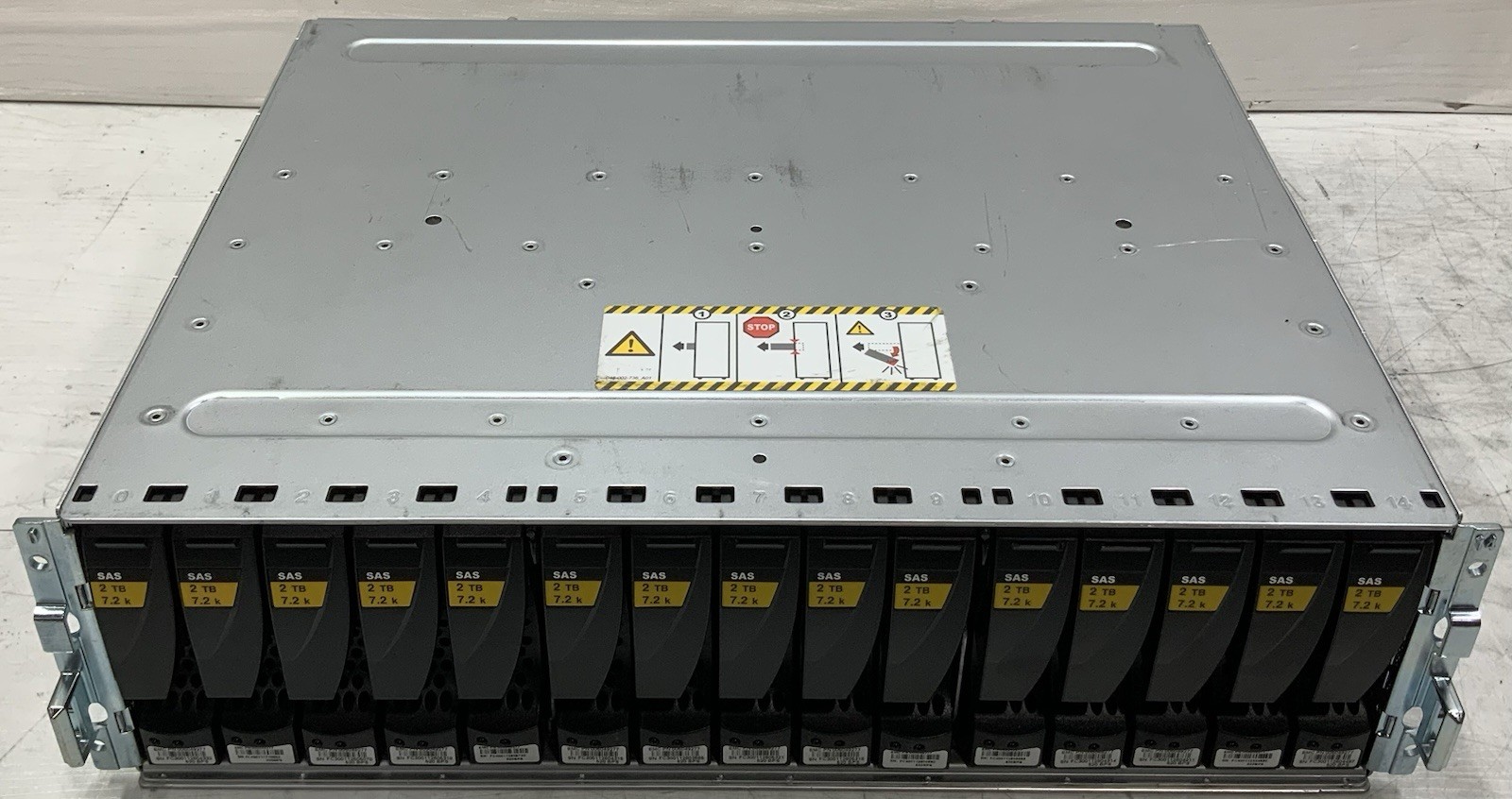 EMC KTN-STL3 15-BAY 3.5" SAS Storage Array With 15x 3.5" HDD Trays, No HDDs