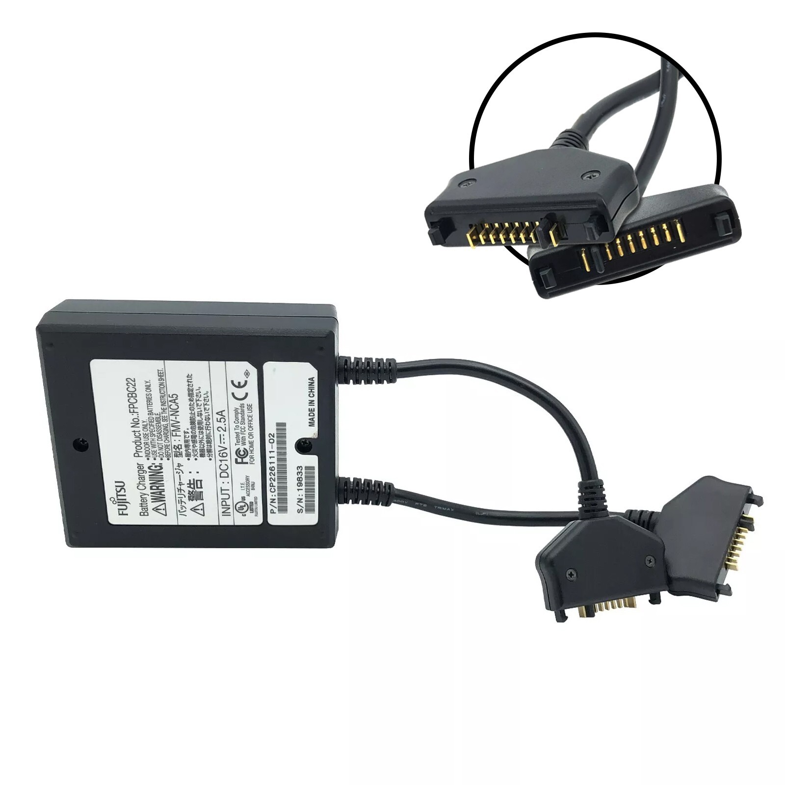 Genuine Fujitsu FPCBC22 U1010 Battery Charger 16V 2.5A