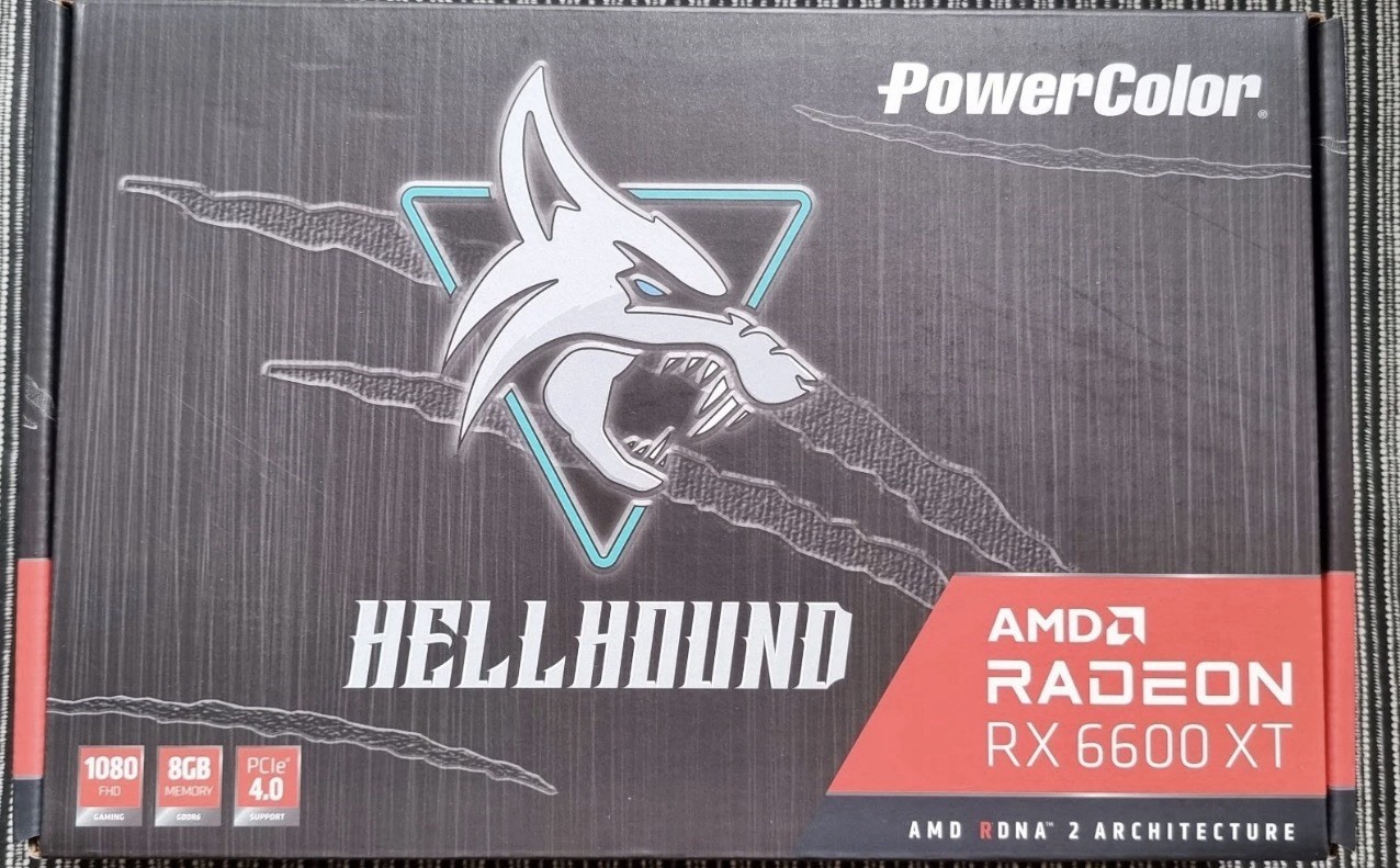 PowerColor Hellhound AMD Radeon RX 6600 XT 8GB GDDR6 Graphics Card