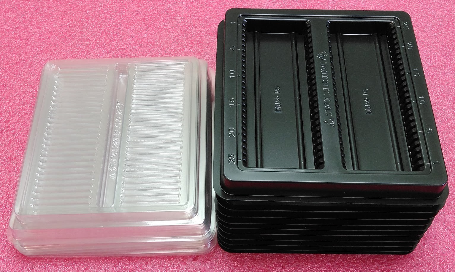 Lot of 10 - SO-DIMM Memory Module Tray - DDR4 DDR5- Fits 50 PCS per tray